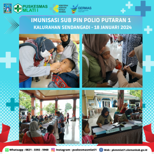Pelaksanaan Sub Pin Polio Wilayah UPT Puskesmas Mlati I